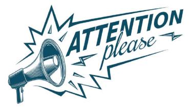 Announcement